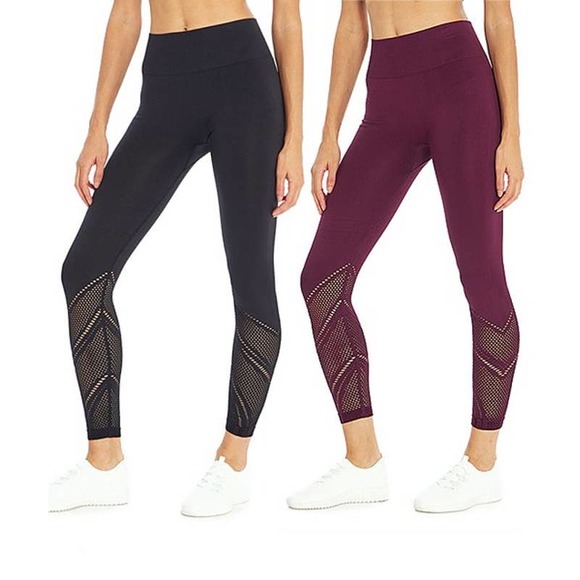 Marika Pants - Marika 2PK Fishnet Panel Melanie Leggings Set